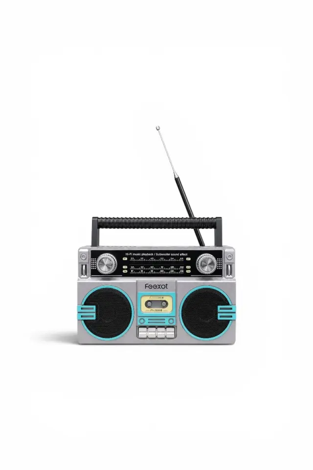Feexot FX-2509B Retro Bluetooth Hoparlör FM Radyo